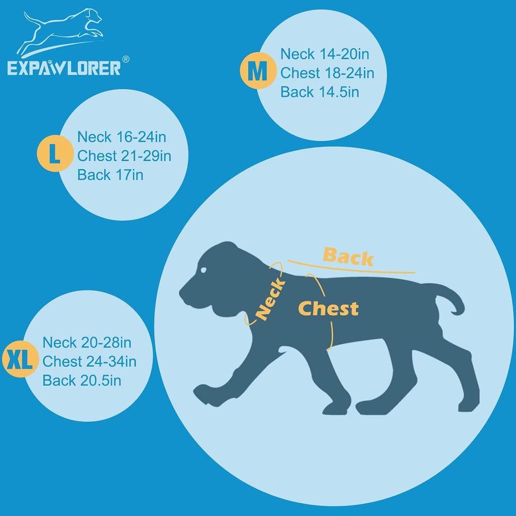 Dog Cooling Vest Harness for Summer, Breathable Mesh Reflective Cooler Harness for Hot Weather Outdoor Hiking Beach, Adjustable Lightweight Pet Jacket with D-Ring for Medium Large Dogs Blue