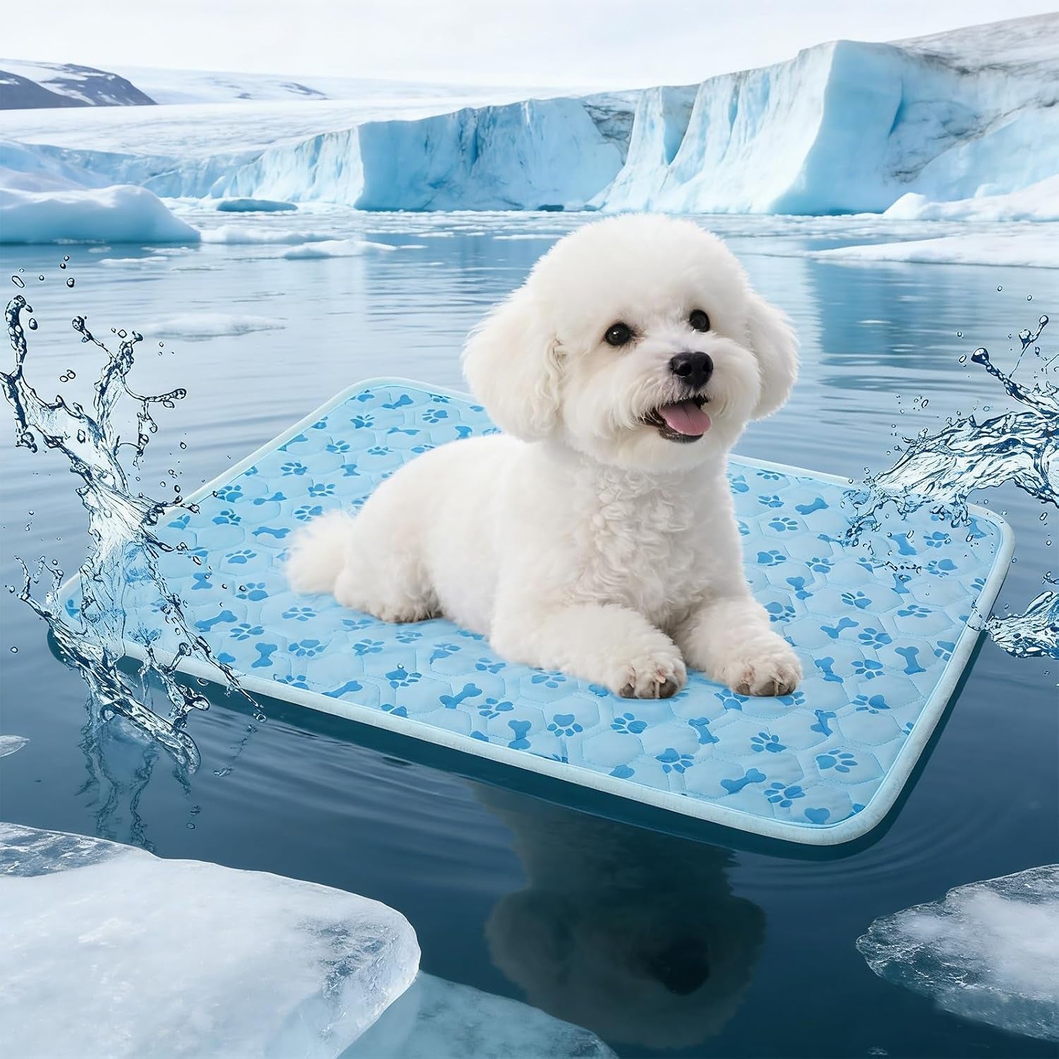 Cooling Mat for Dog Q-Max 0.5 | Lightweight Portable, Ideal for Pet Bed, Crate & Car