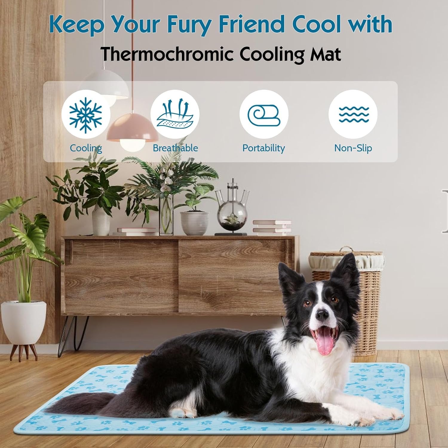 Cooling Mat for Dog Q-Max 0.5 | Lightweight Portable, Ideal for Pet Bed, Crate & Car